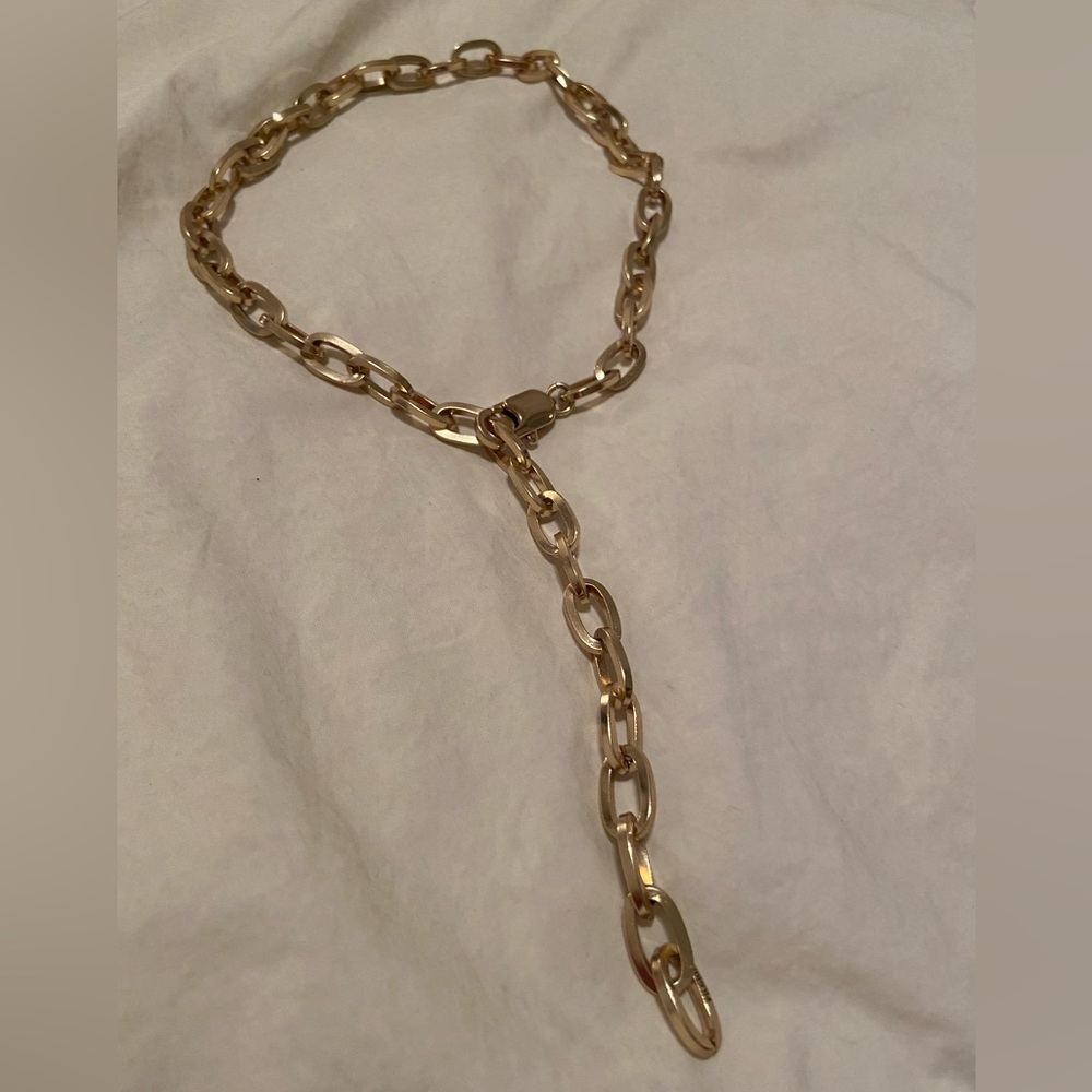 Pilgrim plated gold necklace